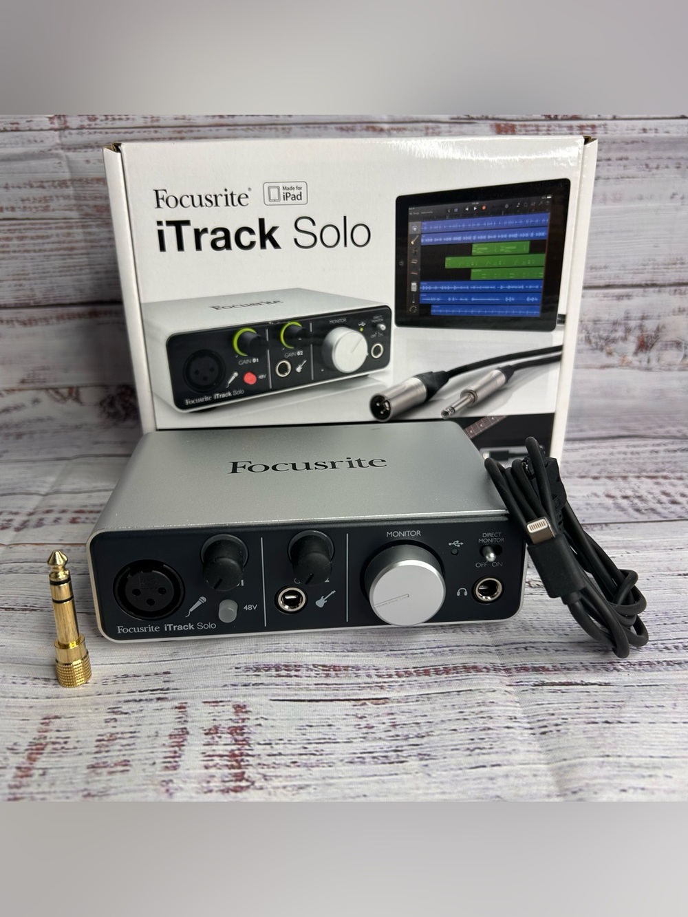 Focusrite iTrack Solo Audio Interface - Untested/ AS IS